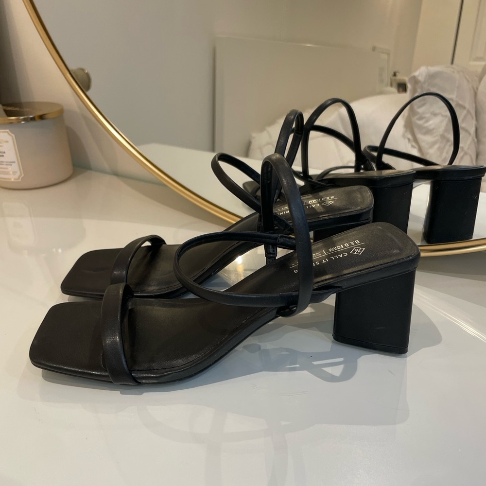 Black heels